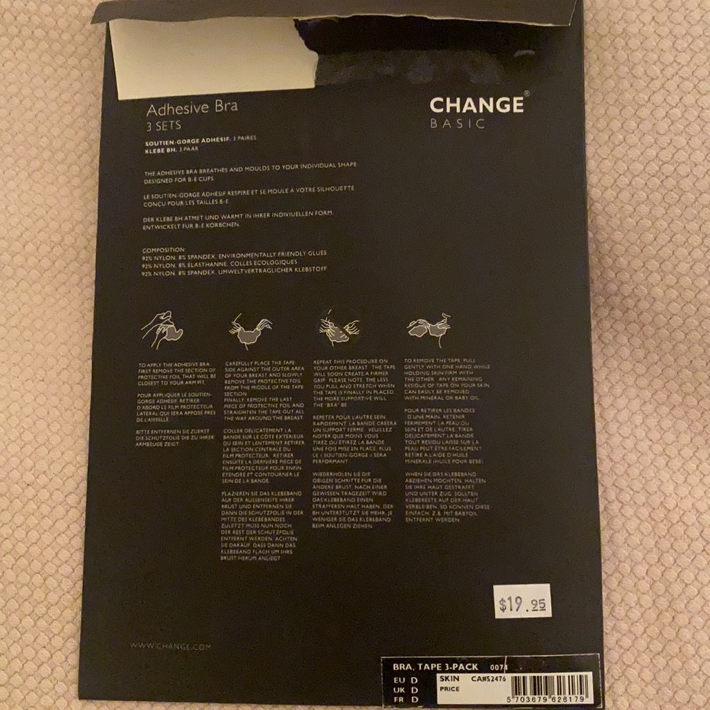 Adhesive bra - Picture 2 of 5